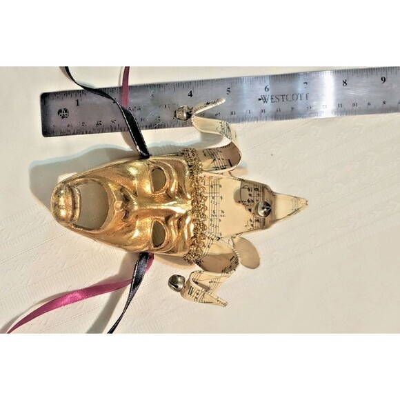 Wayne KLESKI Katherine's Collection Jester Theater Mask MARDI GRAS Bacchanalia - Picture 3 of 16